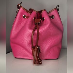 Hot pink Dooney & Bourke Bucket Bag